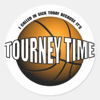 HOOPS-TOURNEZEIT RUNDER AUFKLEBER