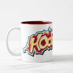 HoopWorld Rot-Team Zweifarbige Tasse