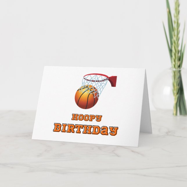 Hoopy Birthday Greeting Card Karte (Vorderseite)
