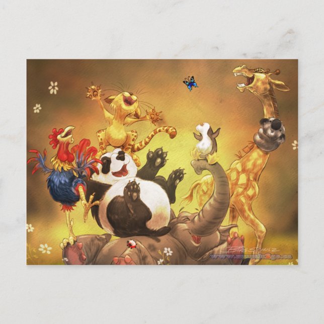 Hoorah! Postkarte (Vorderseite)