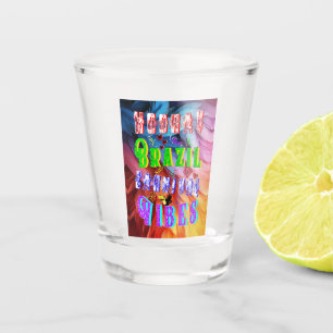 Hooray Brazil Carnival Vibes Schnapsglas