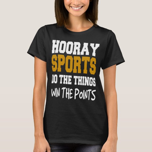 Hooray der grundlegende T - Shirt der Sport-Frauen (Vorderseite)