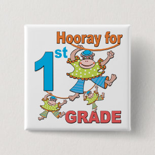 Hooray for 1st Grade Button