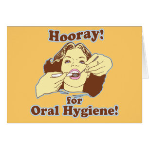 Hooray für die Mundhygiene Retro