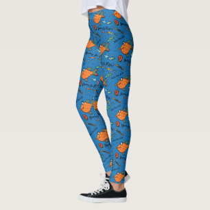 Hooray für Fisch-Muster Leggings