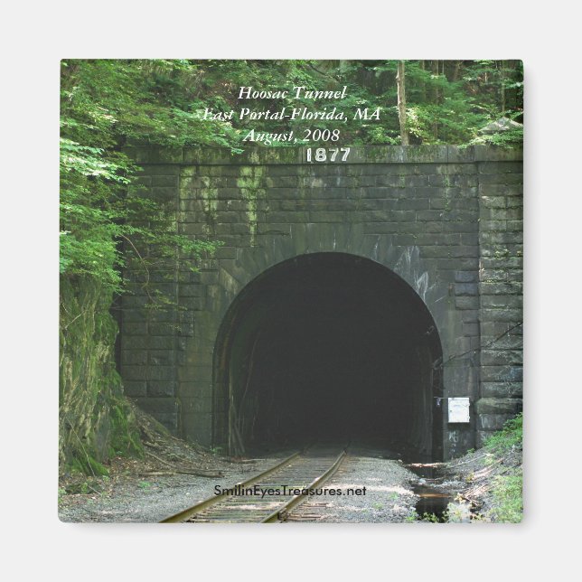 Hoosac Tunnel Ostportal Florida MA Magnet (Vorne)