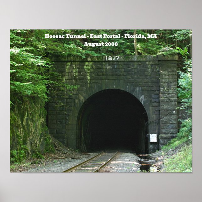 Hoosac Tunnel Ostportal Florida MA Poster (Vorne)