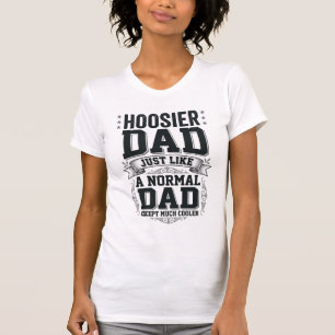 Hoosier Dad Vintage Engraving Zitat Shirt Design_1