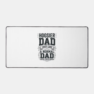 Hoosier Dad Vintage Gravur Zitat Shirt Design_1 Schreibtischunterlage