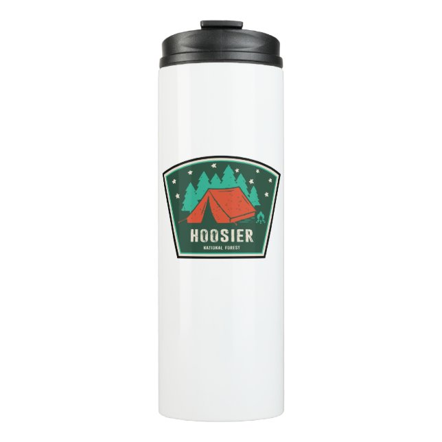Hoosier National Forest Camping Thermosbecher (Vorderseite)