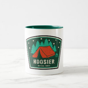 Hoosier National Forest Camping Zweifarbige Tasse