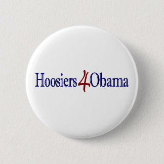 Hoosiers 4 Obama Button