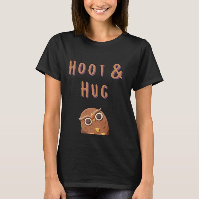 Hoot & Hug T-Shirt (Vorderseite)