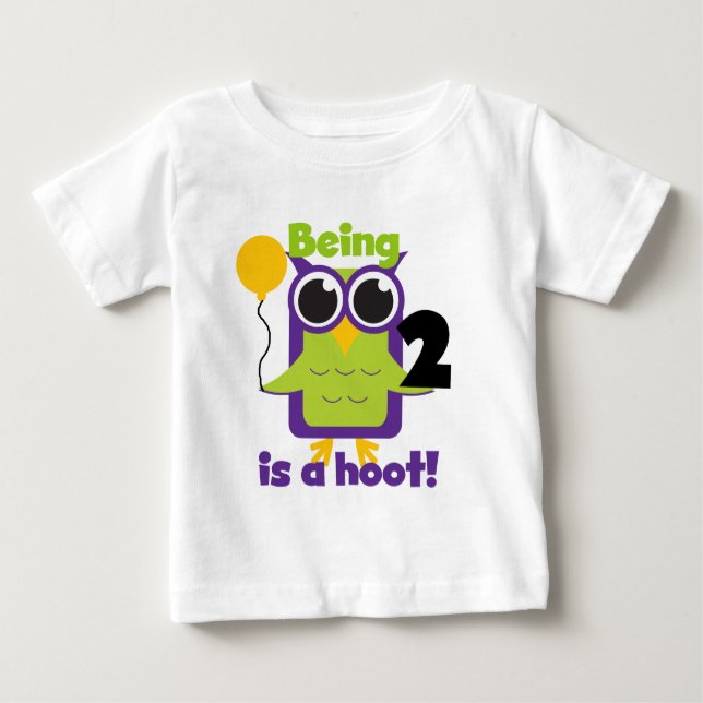 Hoot Owl 2. Geburtstag T Shirts und Geschenke (Vorderseite)