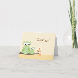 Hoot Owl Falten Danke, dass Sie eine Karte haben
