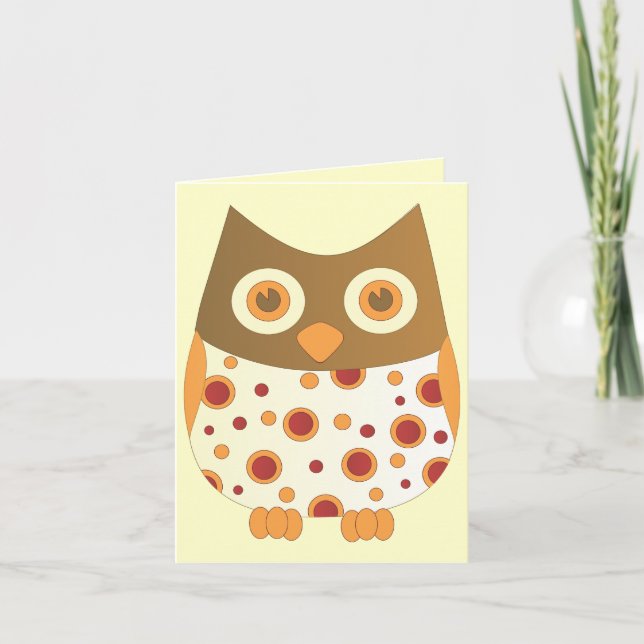 Hoot Owl Karte (Vorderseite)