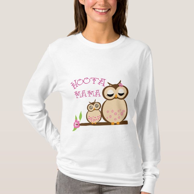 Hoota Mutter T-Shirt (Vorderseite)