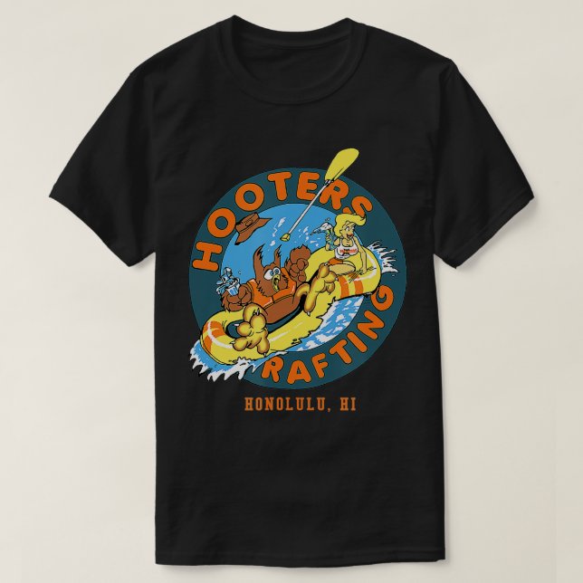Hooters Rafting Honolulu T-Shirt (Design vorne)