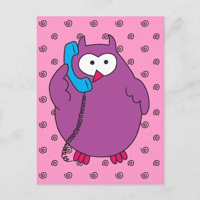 Hootie Call Postkarte (Vorderseite)