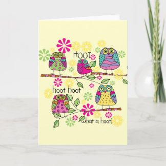 Hootie Owl Karte
