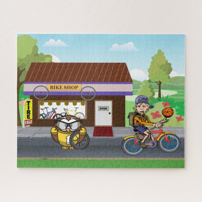 Hootin' Cycles Puzzle (Horizontal)