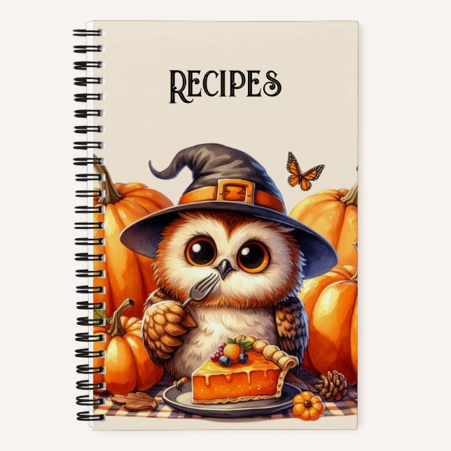 Hootin' für ein Rezept Notizbuch (Vorderseite)