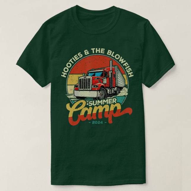 Hootis und das blowfish Summer Camp mit LKWs 1 T-Shirt (Design vorne)