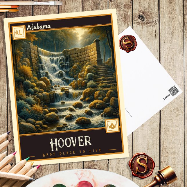 Hoover, Alabama | VINTAG Postkarte (Von Creator hochgeladen)