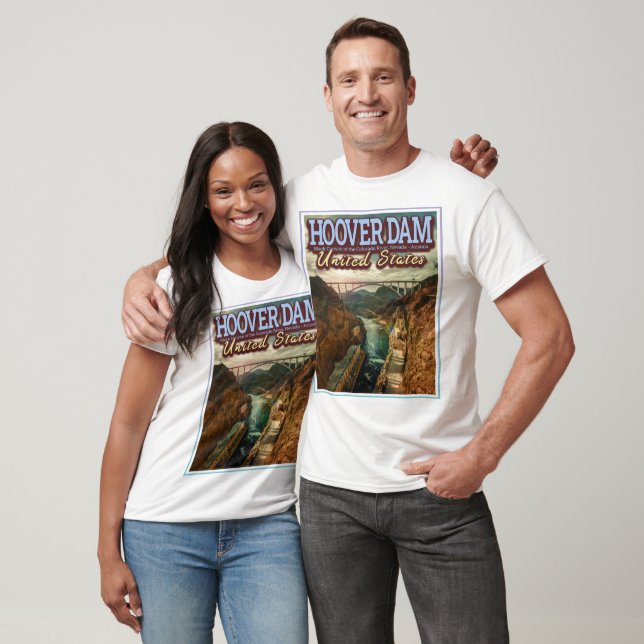 HOOVER DAM - COLORADO RIVER - NEVADA - ARIZONA USA T-Shirt (Unisex)