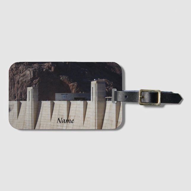 Hoover Dam Gepäckanhänger (Vorderseite (Horizontal))