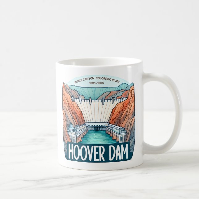 Hoover Dam Kaffeetasse (Rechts)