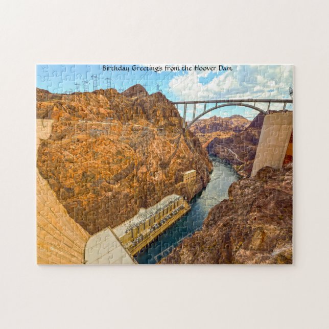 Hoover Dam Nevada. Jigsaw Puzzle (Horizontal)