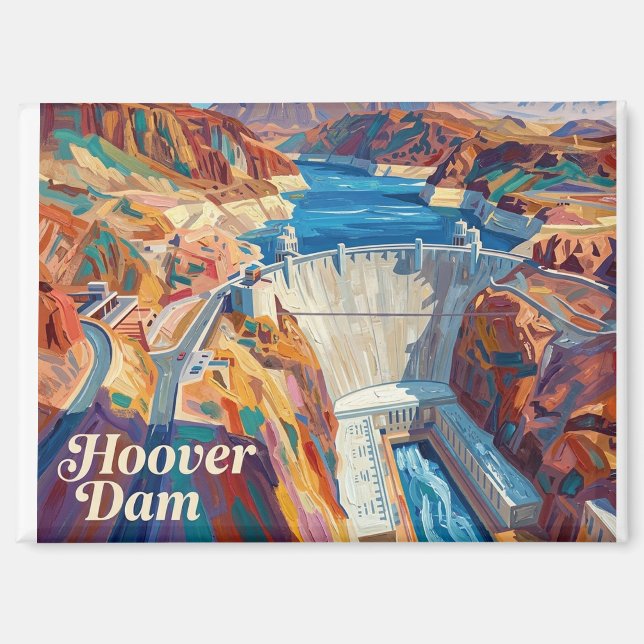 Hoover Dam Nevada Magnet (Vorderseite)