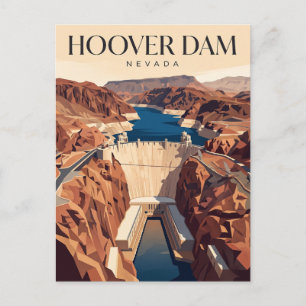 Hoover Dam Nevada Postkarte