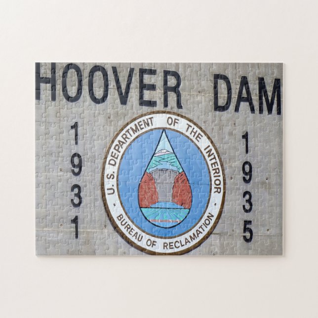 Hoover Dam Nevada. Puzzle (Horizontal)
