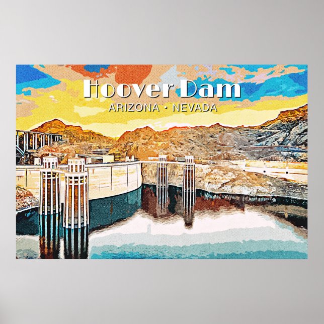 Hoover Dam Poster (Vorne)