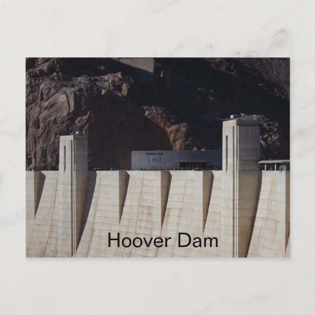 Hoover Dam Postkarte (Vorderseite)