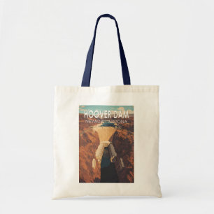 Hoover Dam Reise Kunst Vintage Tragetasche