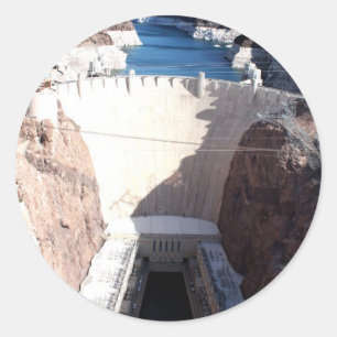 Hoover Dam Runder Aufkleber