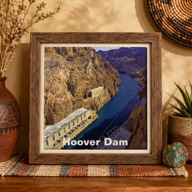 Hoover-Staudamm in Arizona Fliese (Hoover Dam in Arizona Ceramic Tile)