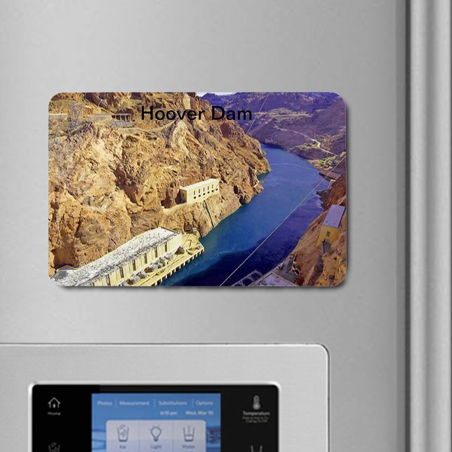 Hoover-Staudamm in Arizona Magnet (Hoover Dam in Arizona Flexible Magnet)