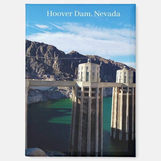 Hoover-Staudamm Nevada Magnet  (Vorderseite)