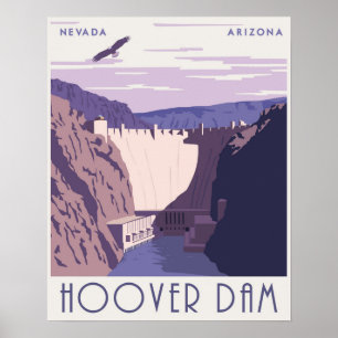 Hoover-Staudamm Poster