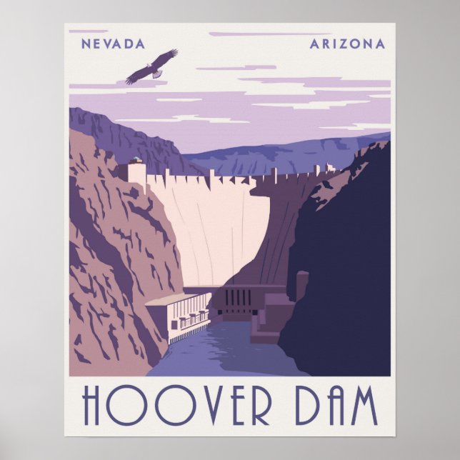 Hoover-Staudamm Poster (Vorne)