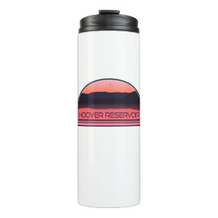 Hoover-Stausee Ohio Red Sunrise Thermosbecher