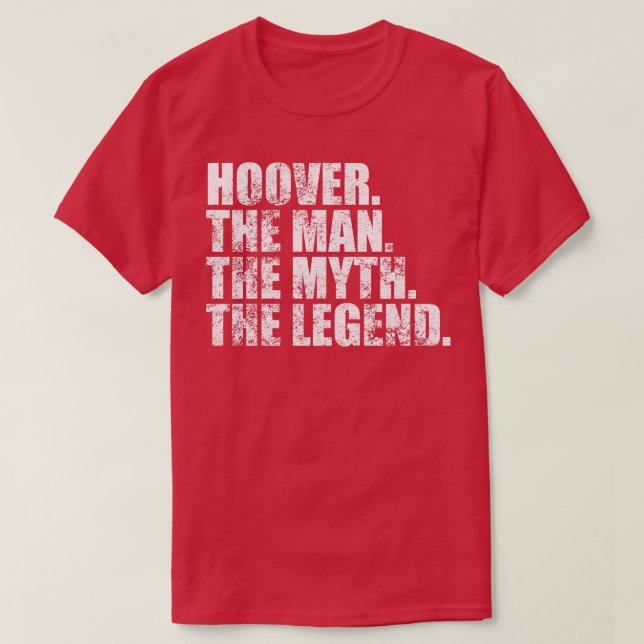 HooverHoover Familienname Hoover Nachname Hoover S T-Shirt (Design vorne)