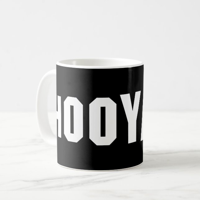 HOOYAH! KAFFEETASSE (Vorderseite Links)