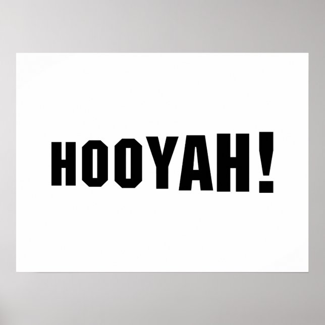 HOOYAH! POSTER (Vorne)