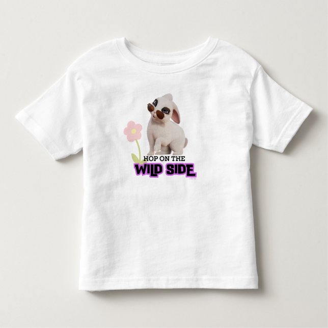 Hop auf der wilden Seite Kleinkind T-shirt (Vorderseite)