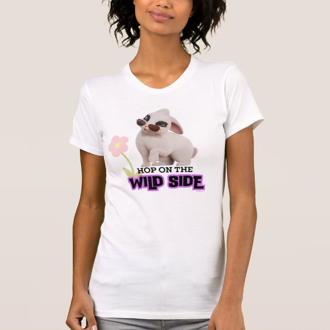 Hop auf der wilden Seite T-Shirt (Vorderseite)